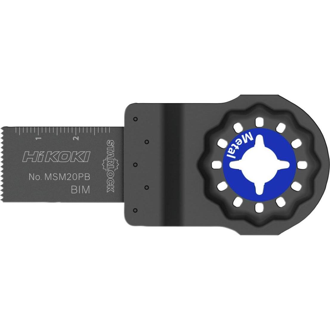 Hikoki, Elettroutensile multifunzionale, Zubehör 782712 Multitool-Klinge Metall BIM STARLOCK MSM20PB