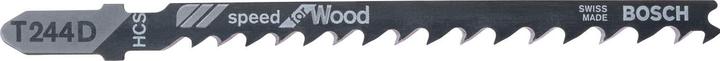 Image du produit Bosch Professional Zubehör Lame de scie sauteuse T 244 D Speed for Wood, pack de 100