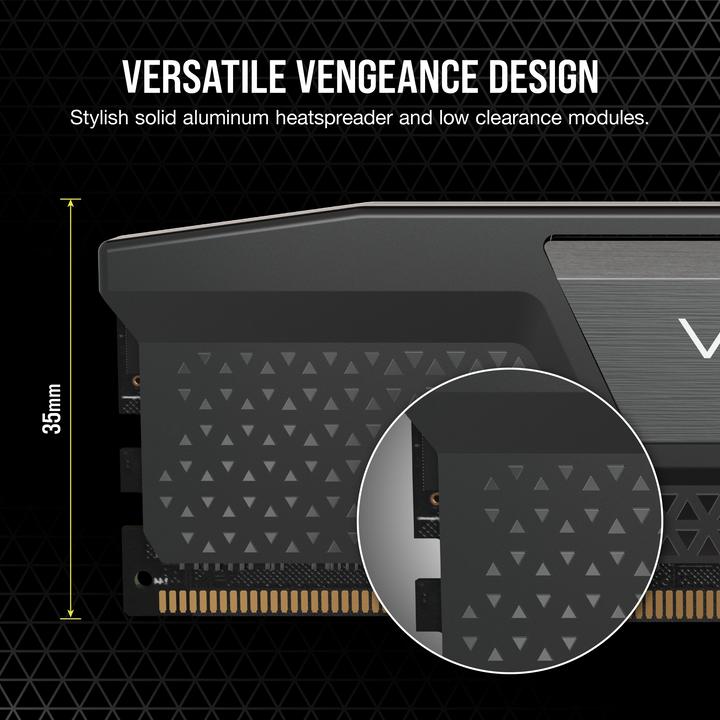Image du produit Corsair Vengeance (2 x 48 Go, 6600 MHz, RAM DDR5, DIMM)