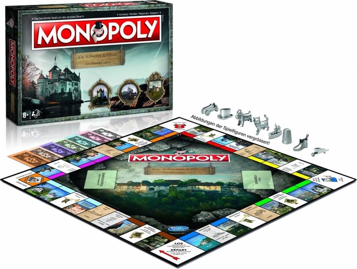 Actual product image Monopoly Castles Castles of Switzerland (German)