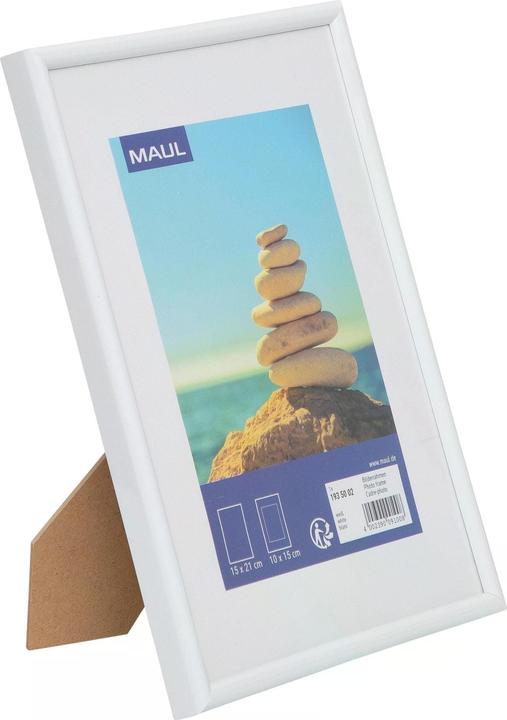Produktbild Maul 1935002 Bilder Wechselrahmen Papierformat: 15 x 21 cm Weiss (15 x 21 cm)
