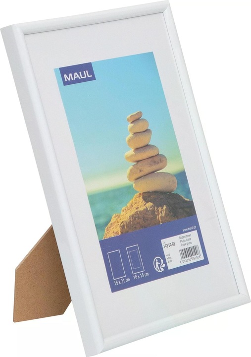 Immagine prodotto Maul 1935002 Cornice per quadri Formato carta: 15 x 21 cm Bianco (15 x 21 cm)