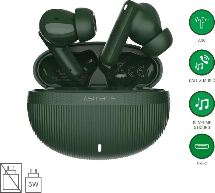Image du produit 4smarts SkyBuds Pro (ANC, 5 h, Sans fil)
