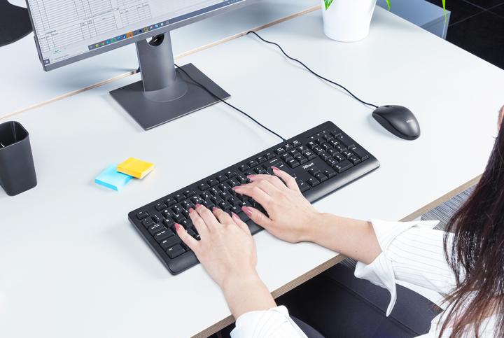 Immagine prodotto Trust Tastiera Taro, connessione USB cablata, protetta da liquidi (DE, Cablato)