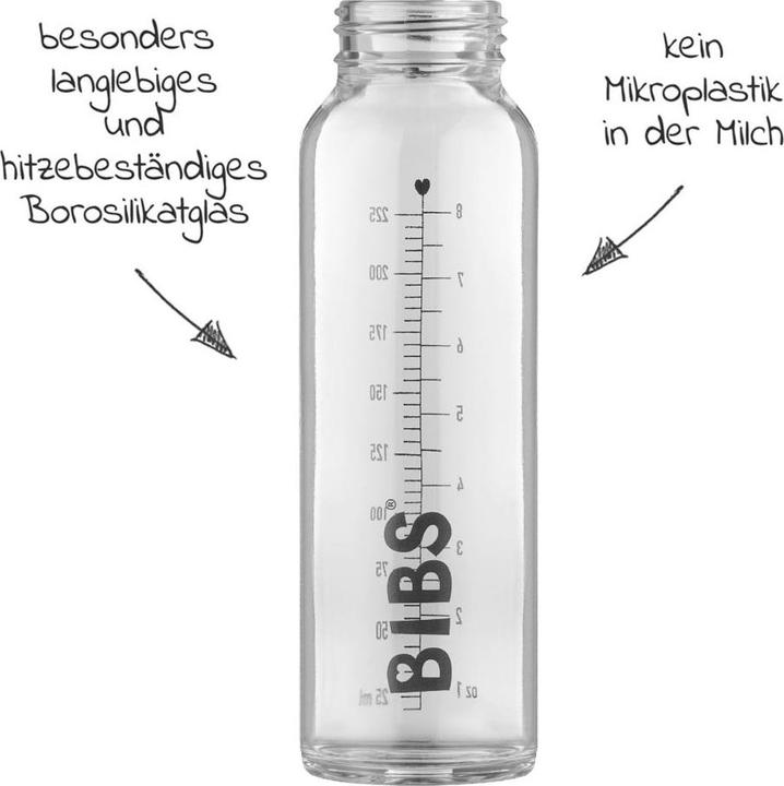 Produktbild Bibs Babyflaschen Glas-Flasche 2er Pack Baby Bottle Complete (225 ml)