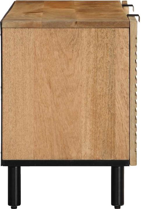Image du produit vidaXL Meuble TV Marron 105x33x46 cm en bois massif de manguier Support TV Buffet TV (105 x 33 x 46 cm)