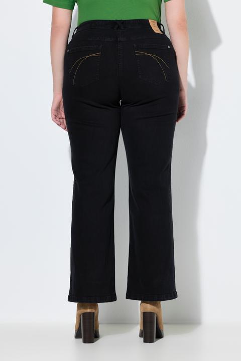 Produktbild Ulla Popken Jeans Mary, weites Bein, Elastikbund (52)