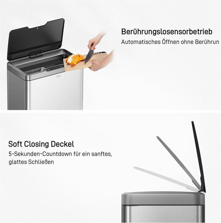 Produktbild EKO Mirage Mülleimer mit Sensor (40 l)