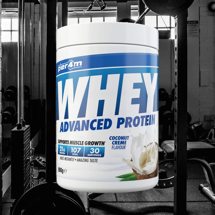 Produktbild Per4m Whey Advanced Protein (900 g, Kokosnuss)