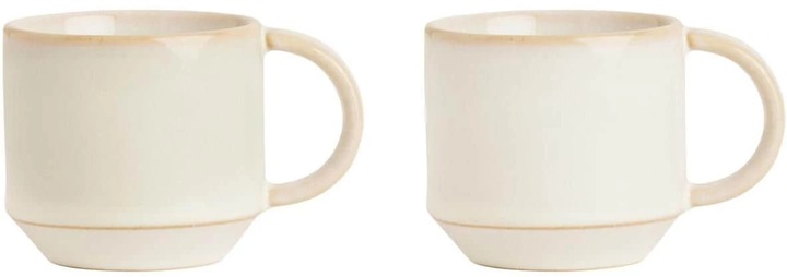Image du produit Oyoy Tasse à expresso Yuka 0.2l, 2 pièces, Vieux Blanc (200 ml, 2 x)
