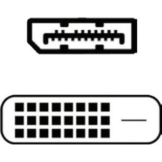Thumbnail - Fujitsu Mini DisplayPort — DVI (0.40 m, DisplayPort, DVI), Video Kabel