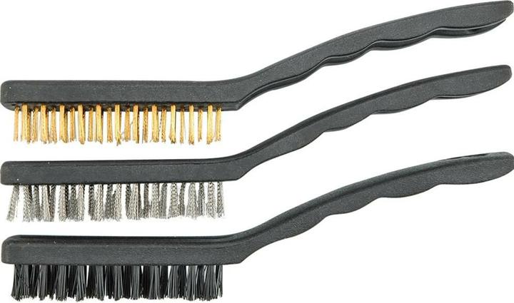 Produktbild Toya Vorelbürsten Kupfer / Stahl / Nylon 3 Elemente 17cm 06963