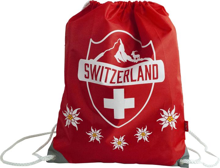 Immagine prodotto Novidarte Swiss Ethno Turnbeutel mit Sicherheits Reflektoren (11 l)