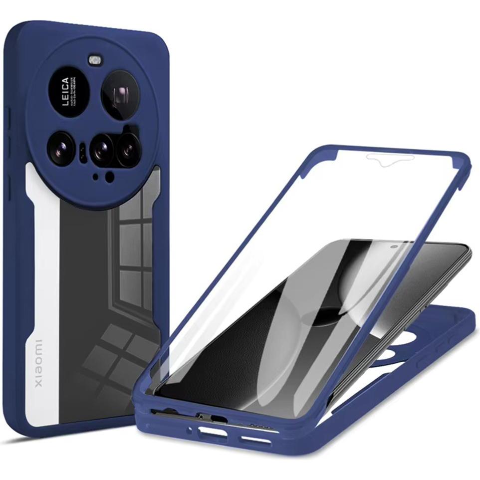 Techsuit - ColorVerse 360 Series + Screen Protector - Xiaomi 15 Ultra - Blue (Xiaomi 15 Ultra), Cover smartphone, Blu