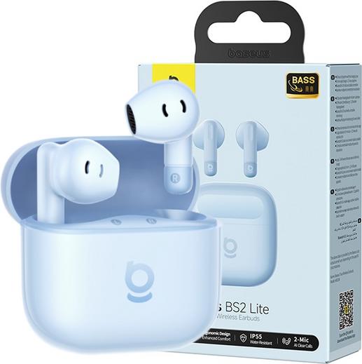 Actual product image Baseus Bass BS2 Lite TWS Galaxy Blue (40 h, Wireless)