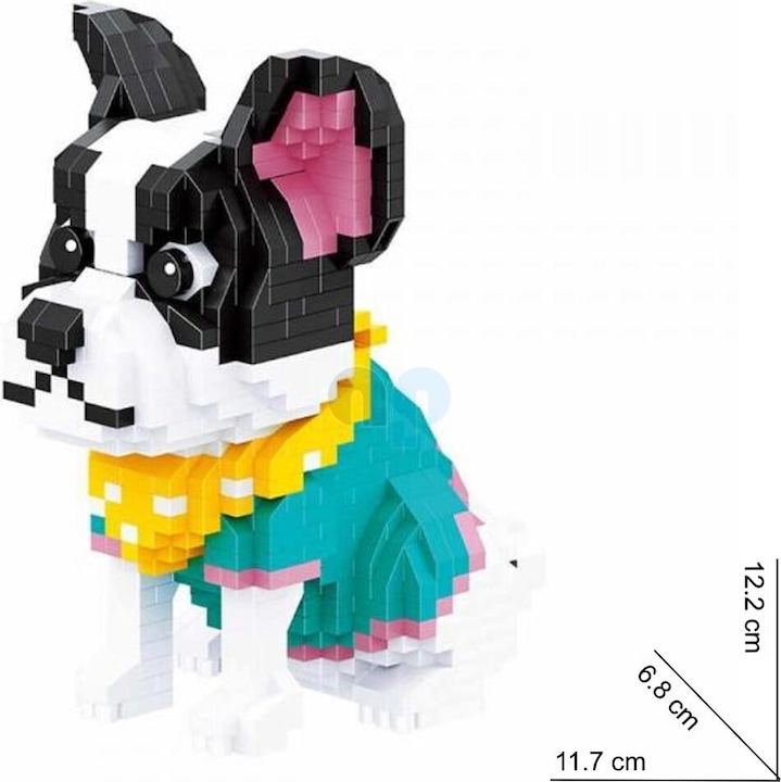 Actual product image Balody 18391 - French Bulldog (917 pieces)