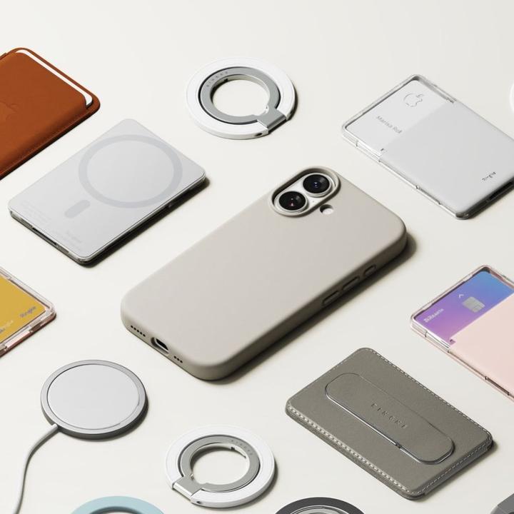 Produktbild Ringke Silikon Magnetische MagSafe Hülle für iPhone 17 - Beige (Apple iPhone 17)