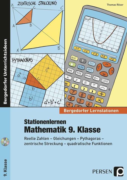 Produktbild Stationenlernen Mathematik 9. Klasse (Deutsch, Thomas Röser, 2015)