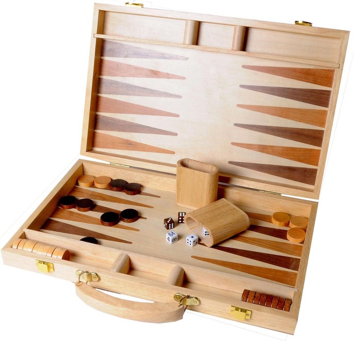 Produktbild Longfield Games Backgammon 15 Holz eingelegt (Deutsch)