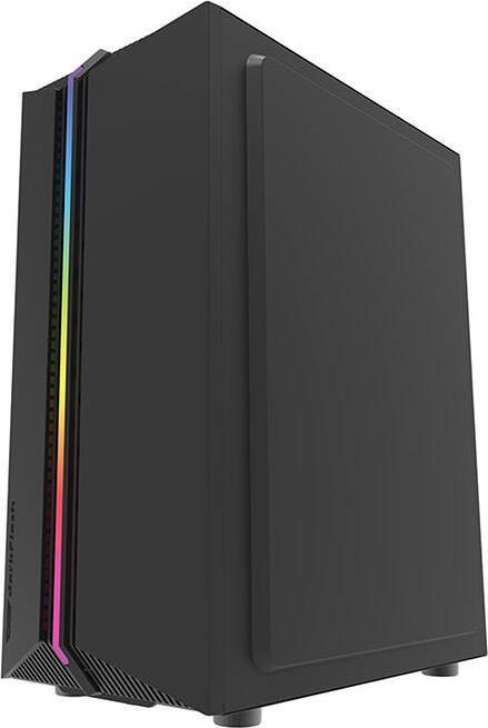 Actual product image Darkflash Tech DK151 computer case LED with 3 fan (black) (ATX, ITX, mATX)