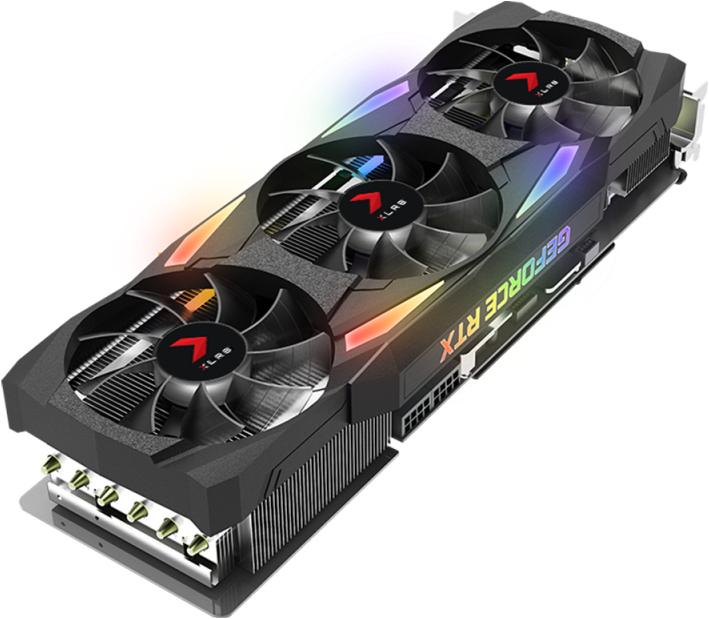 Produktbild PNY VCG308010TFXMPB Grafikkarte NVIDIA GeForce RTX 3080 GDDR6X (10 GB)