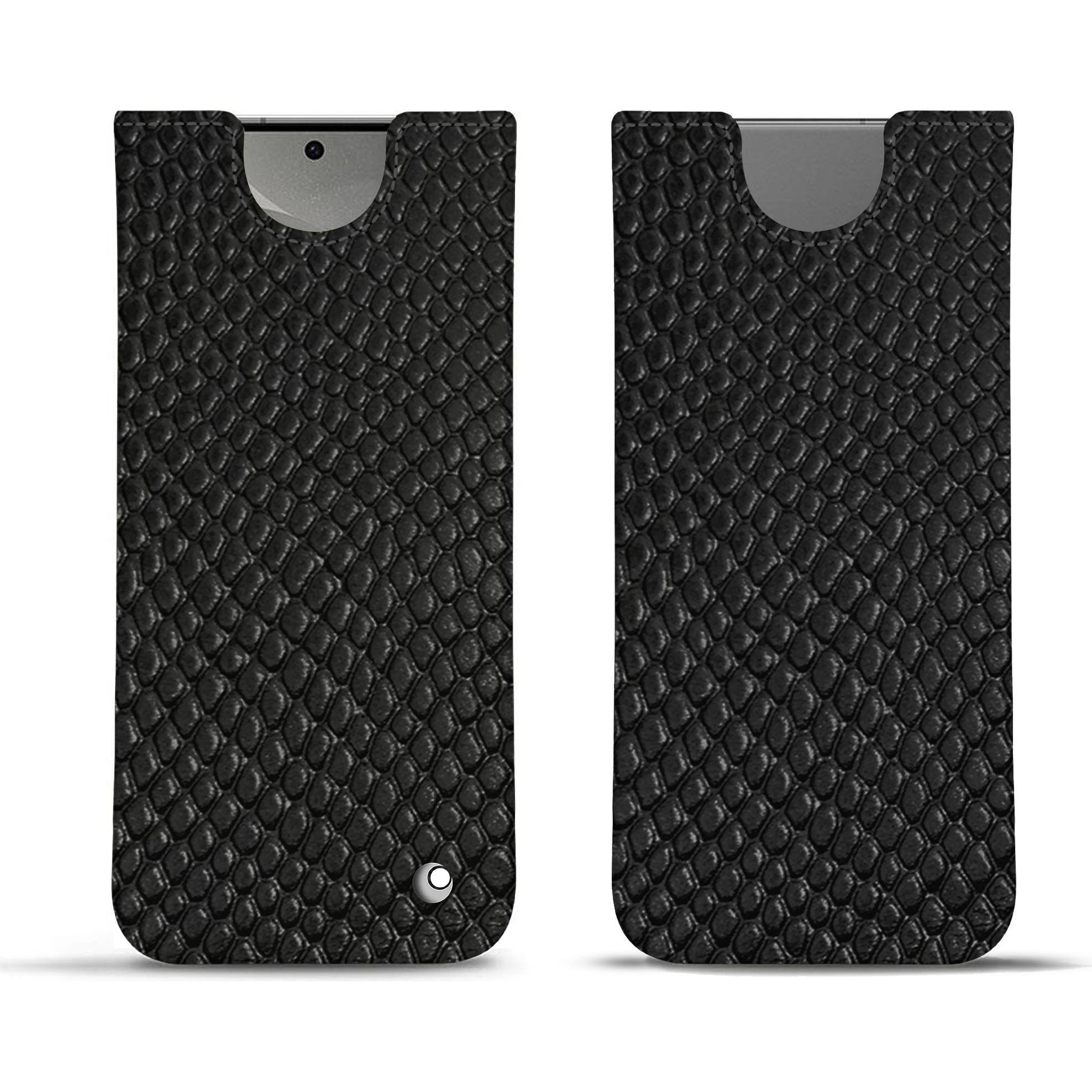 Noreve Lederschutzhülle (Samsung Galaxy S24), Smartphone Hülle, Schwarz