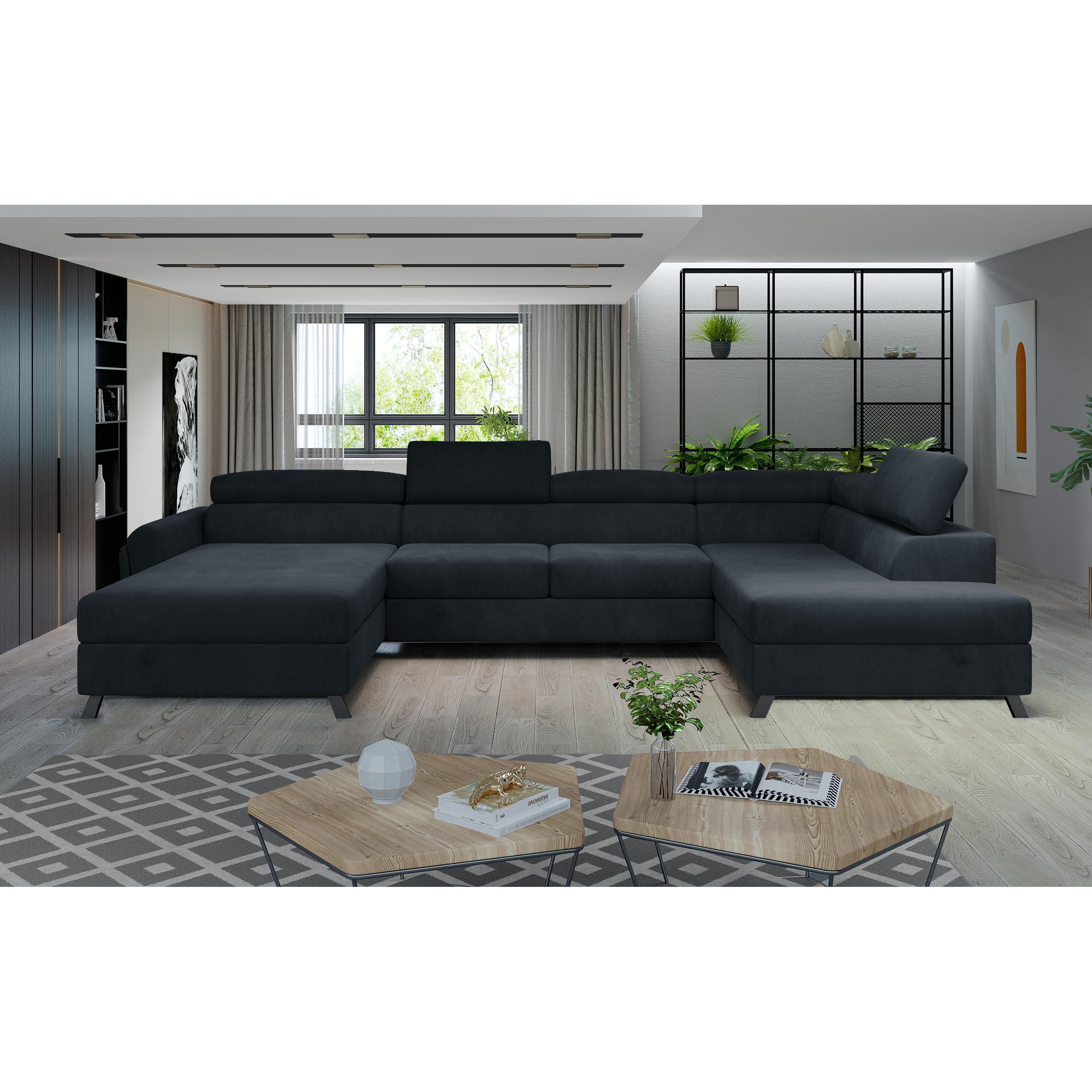 ELTAP, Sofa, Josette (Wohnlandschaft, 5-Sitzer, Bettsofa)