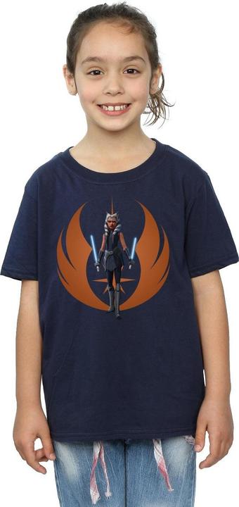 Produktbild Star Wars Clone Wars Ahsoka Rebel Pose TShirt Mädchen (104)