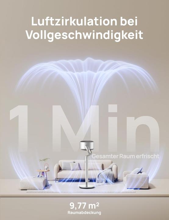 Actual product image Dreo Smart Standventilator mit RGB Light (20 dB)