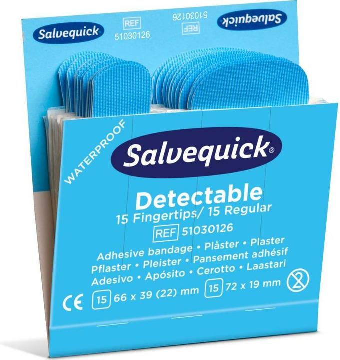 Immagine prodotto Salvequick Strisce di intonaco di ricarica rilevabili (30 x)