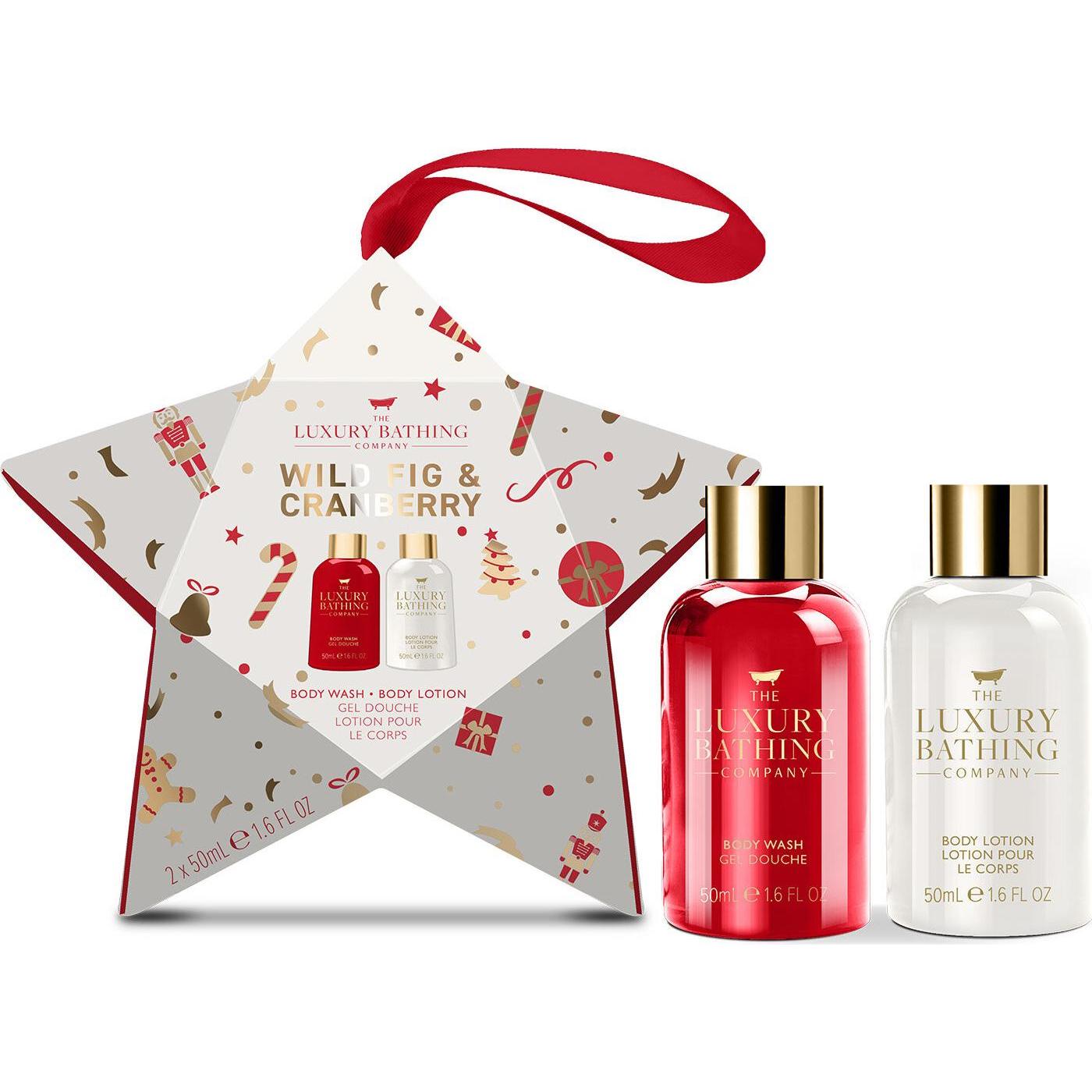 Grace Cole, Set regalo bellezza, Fig & Cranberry Körperpflege Geschenkset 2-tlg (Set per la cura del corpo)