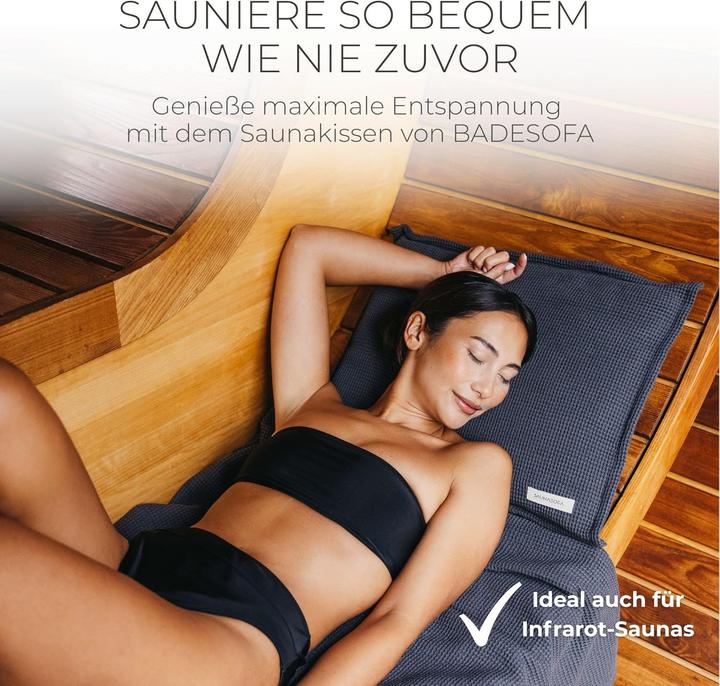 Immagine prodotto Badesofa Sauna-Set: Kissen & Handtuch