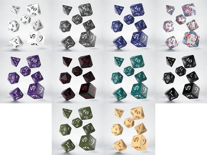 Image du produit Q Workshop SCLE1B - Classic RPG Lavande & blanc, jeu de dés (7 pièces)