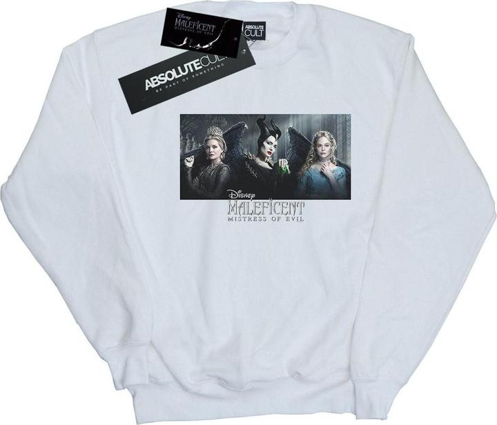 Actual product image Disney Womens/Ladies Maleficent Mistress Of Evil Character Poster Sweatshirt (L)