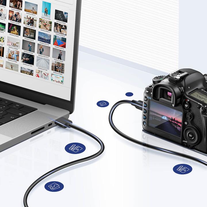 Image du produit Akyga câble USB AK-USB-03 USB A (m) / mini USB B 5 pin (m) ver. 2.0 1.8m (1.80 m, USB 2.0)