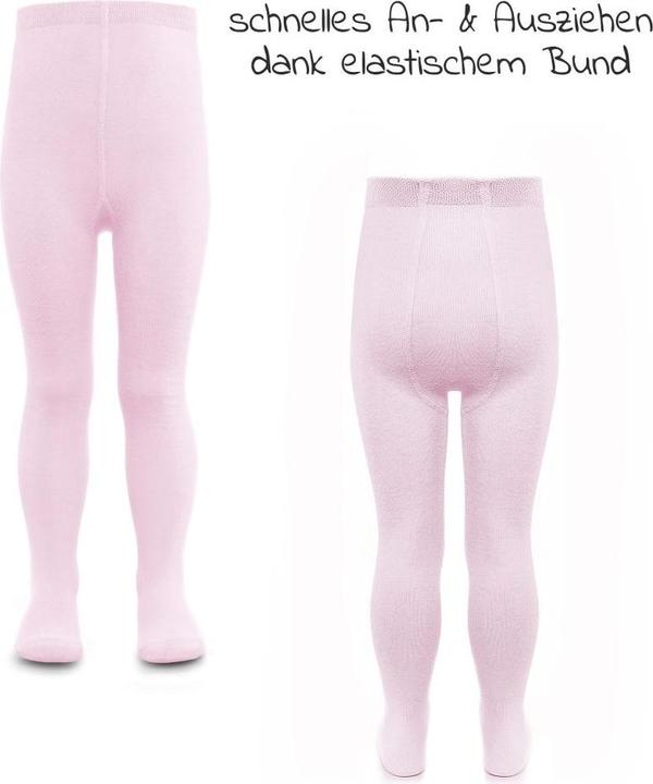 Immagine prodotto La Loona Collant per bambini LaLoona Collant per bambini 4 pezzi - rosa bianco - (86/92)