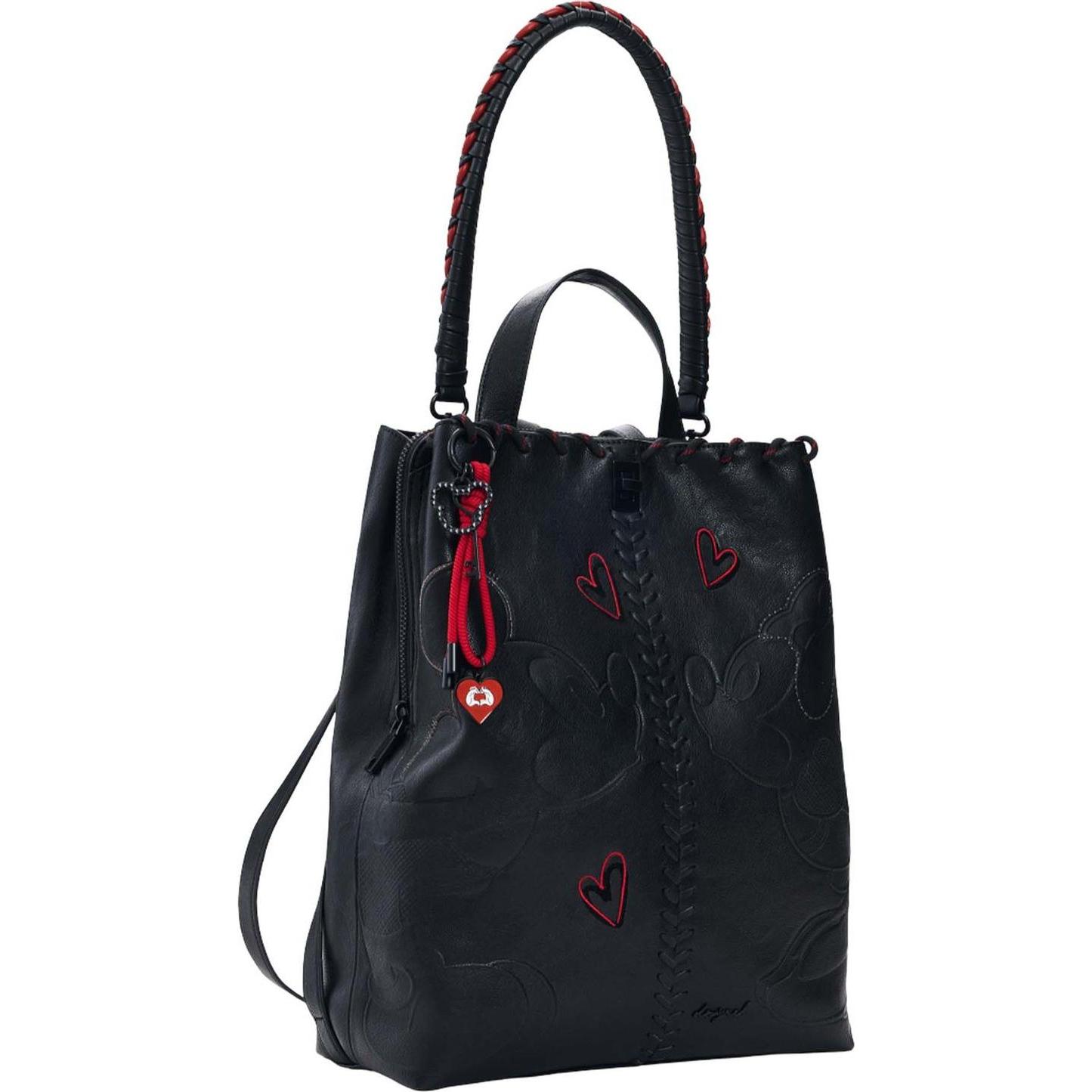 Desigual Unisex Nero Zaino, (8 L)