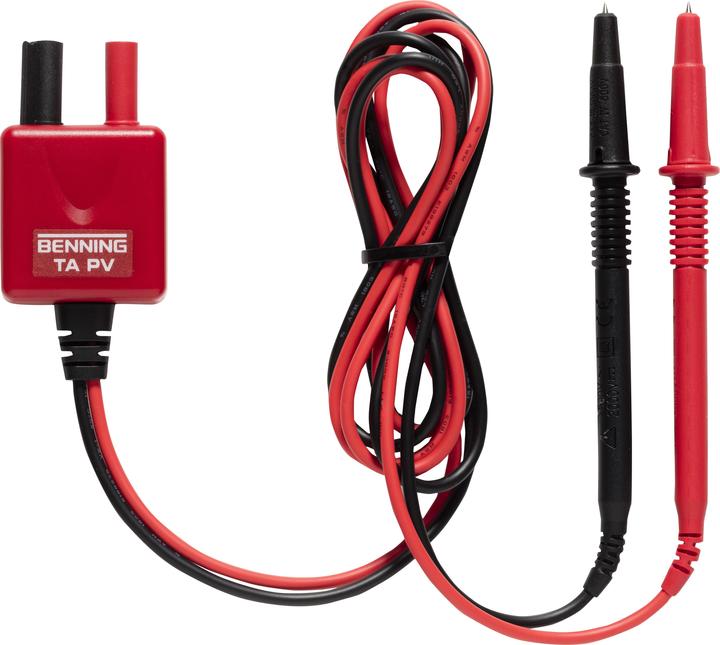 Benning 10217846 Measuring cable measuring cable set TA PV 1 pc.