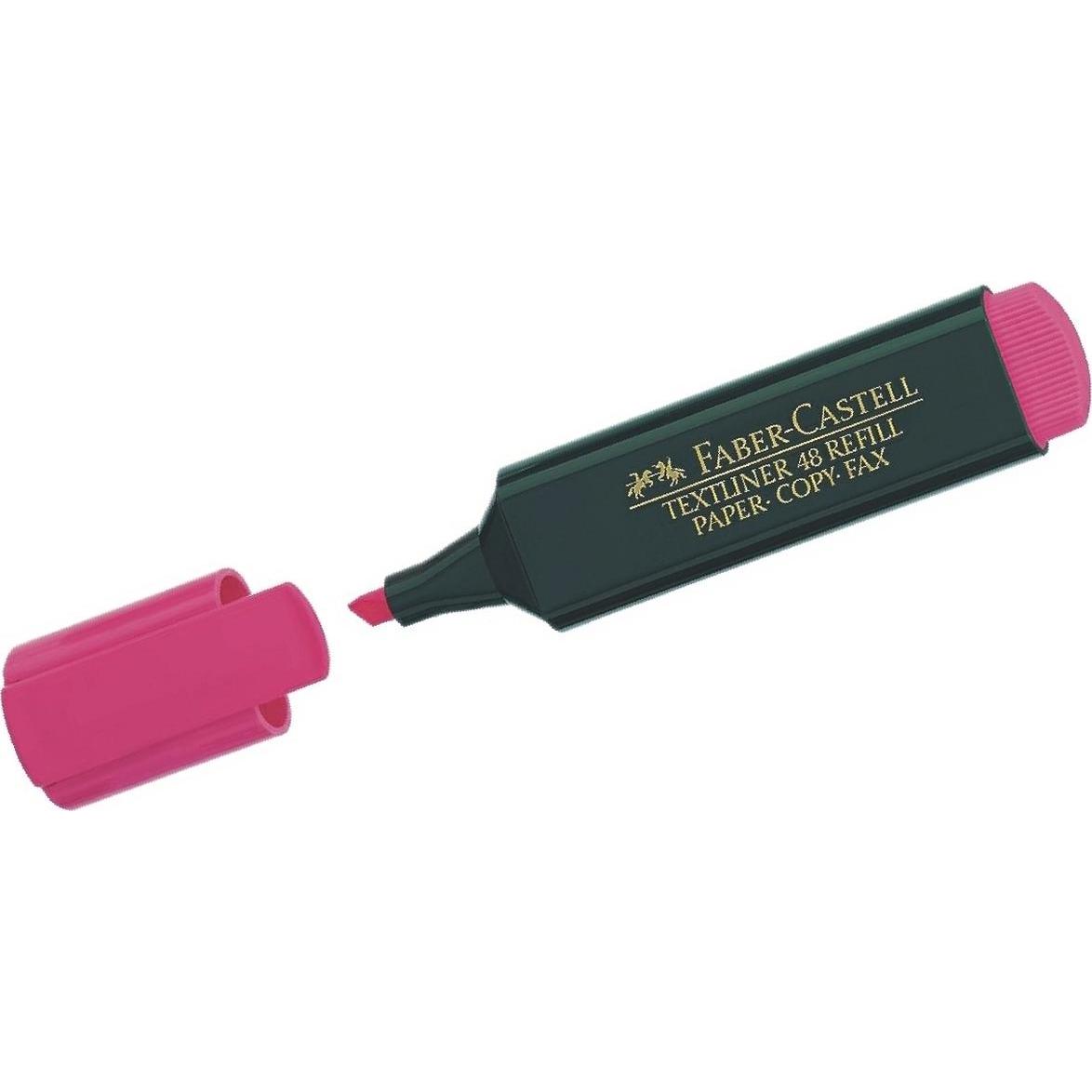 Faber-Castell 154828 Textmarker 1 Stück Stumpfe Spitze Rosa (1x) (154828)