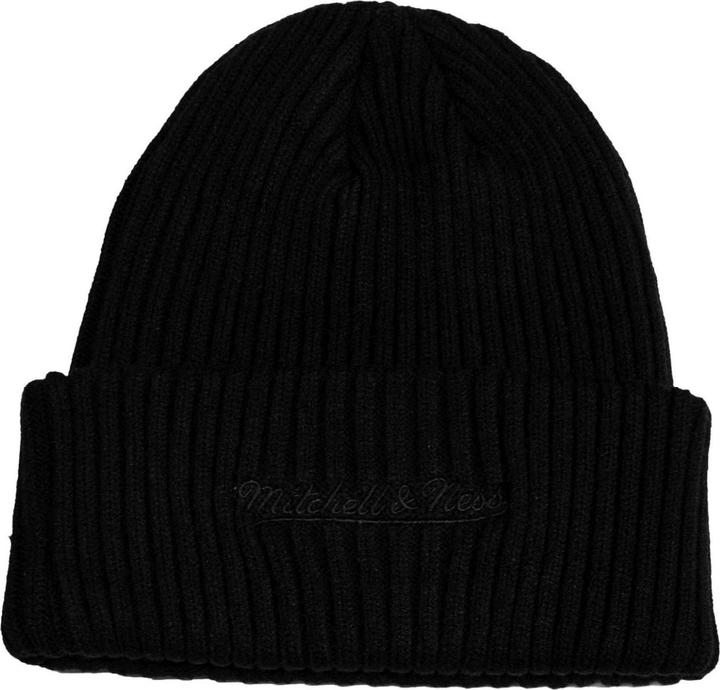 Immagine prodotto Mitchell & Ness Cuff Knit Wintermütze - Metal Logo Schwarz