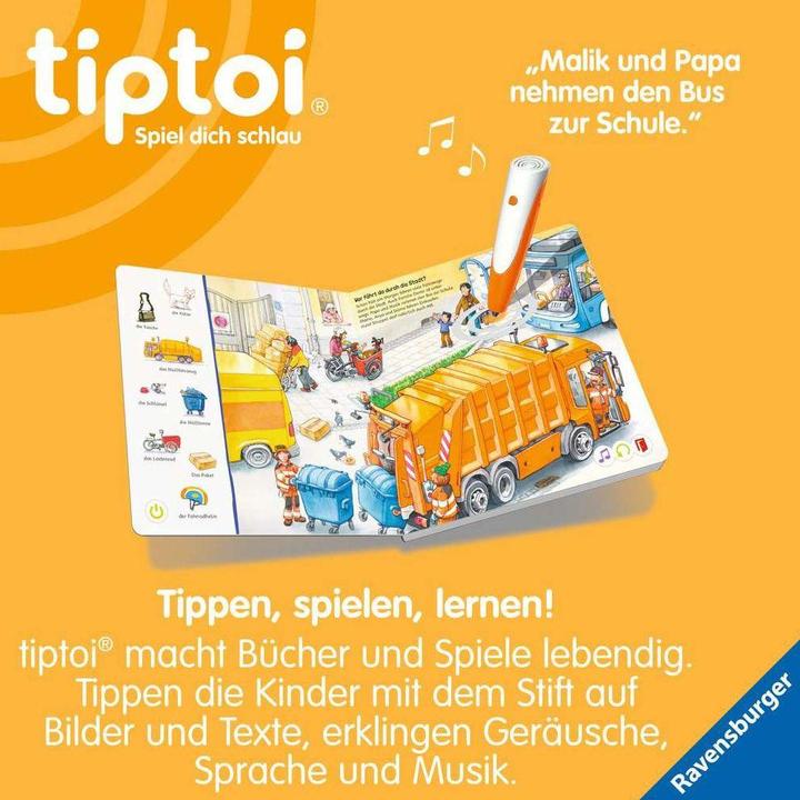Actual product image tiptoi Suchen und Entdecken - Fahrzeuge (German, Sandra Grimm, Stephan Baumann, 2023)
