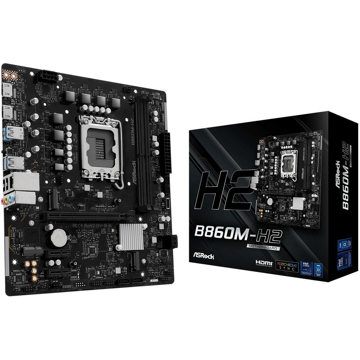 AsRock B860M-H2 (LGA 1851, Intel B860, mATX), Scheda madre