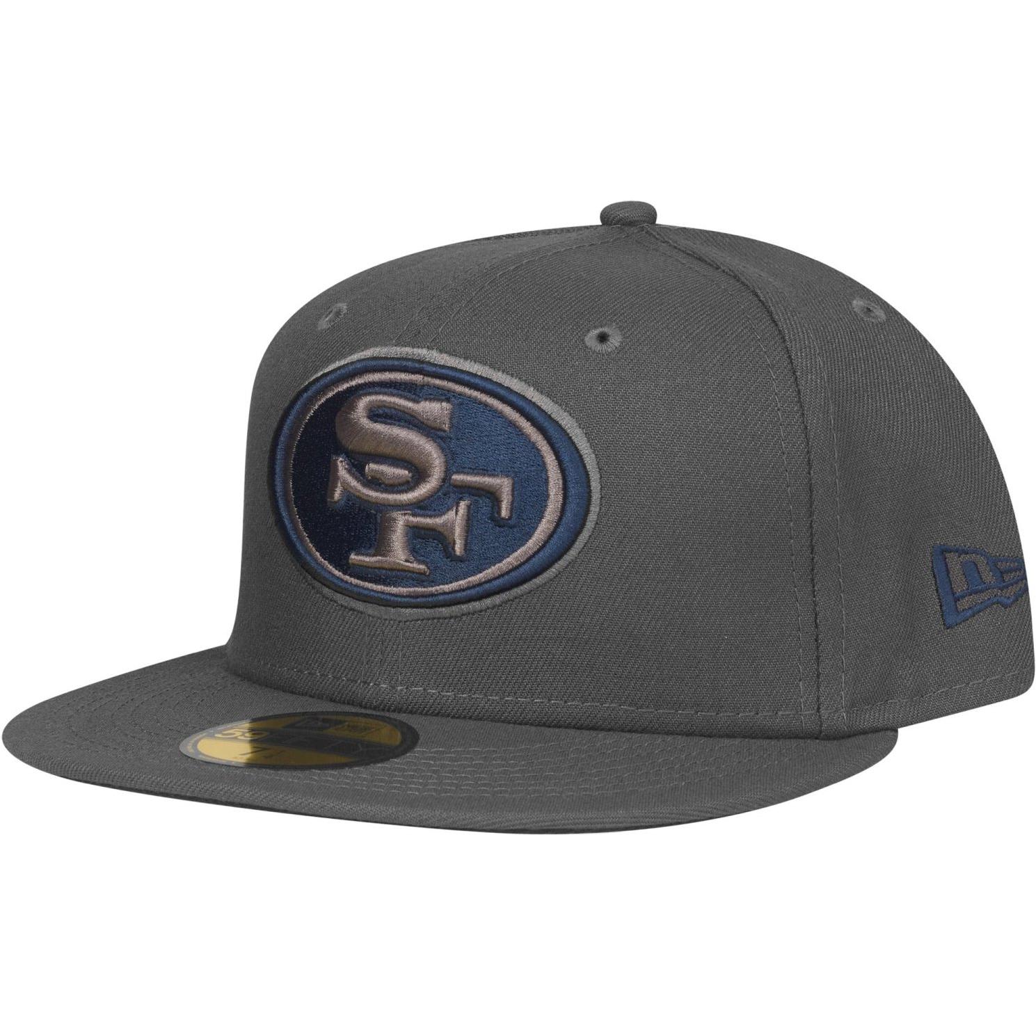 New Era, Herren, Cap, 59Fifty Fitted Cap - NFL San Francisco 49ers - 6 7/8, Grau, (6 7/8)