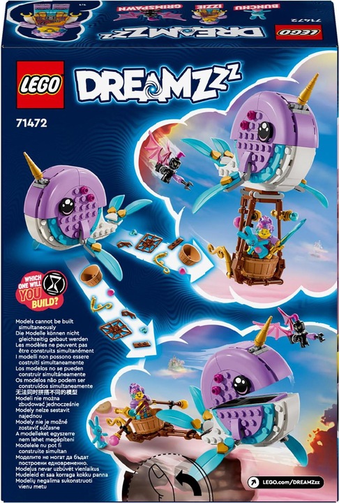 Immagine prodotto LEGO 71472 La mongolfiera di Izzie's Narwhal (71472, LEGO Dreamzzz)