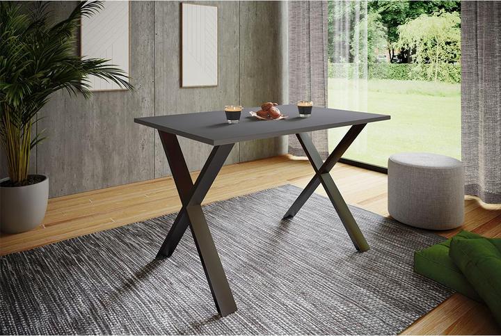 Produktbild Ebuy24 Esstisch XonaX schwarz (140 x 50 cm)