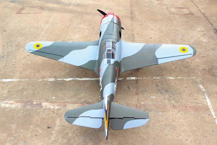 Productafbeelding Seagull Models SG-Models ) YAK-3U 63" 20cc MET elektrisch intrekbaar landingsgestel ARF (Warbird)