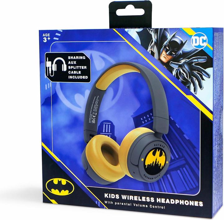 Actual product image OTL Bluetooth Headset w/Perental Control - Batman Gotham City (DC0984)