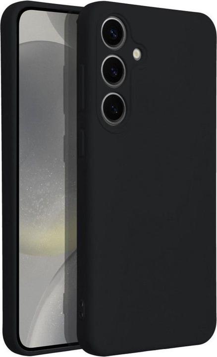 Actual product image OEM Back panel cover SILICONE case for SAMSUNG S24 Plus black (Samsung Galaxy S24+)