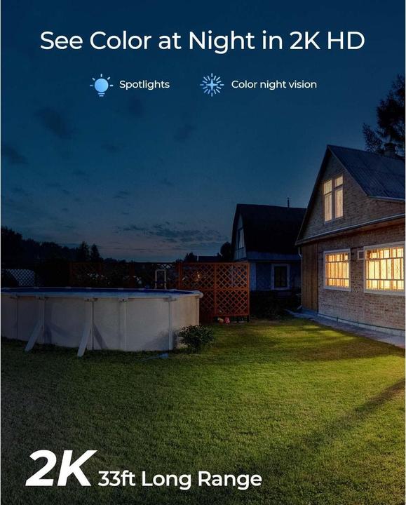 Actual product image Reolink Argus Series B330+Solar Panel+64GB SD Card-5MP (2560 x 1440 Pixels)
