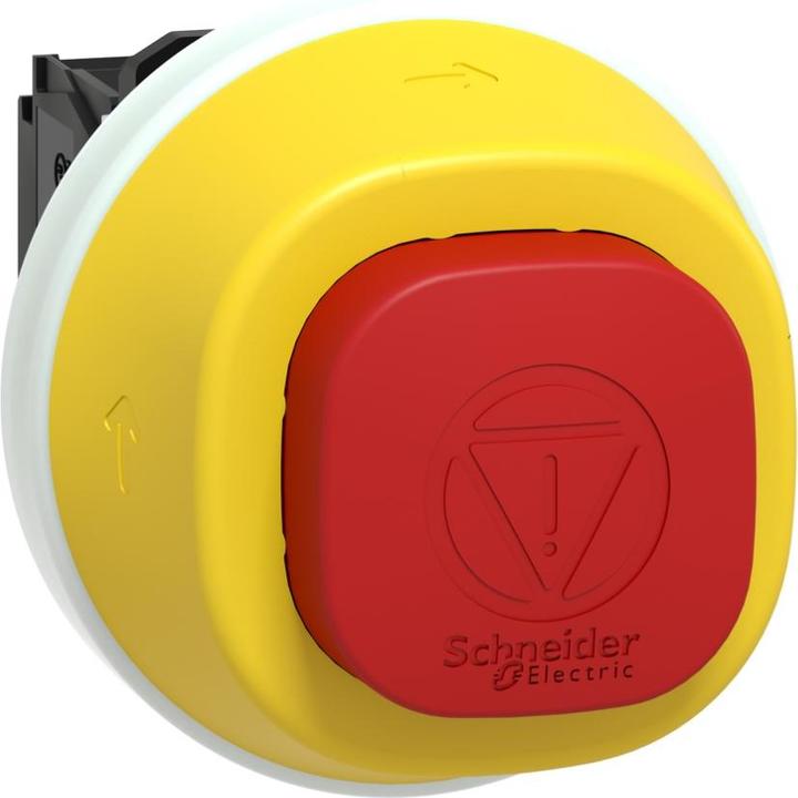 Produktbild Schneider Electric XB5AS84W3B5 Not-Aus-Taster Einbau, für NOT-AUS 24V 6A 1 Schliesser, 1 Öffner IP